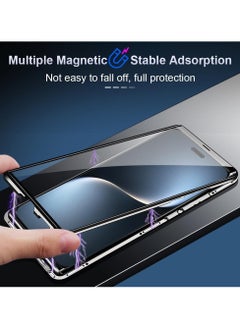 General Double-sided glass case compatible with Xiaomi POCO X7 Pro/Redmi Turbo 4, magnetic metal frame double-sided transparent tempered glass cover, shockproof and drop-proof  - Image 4