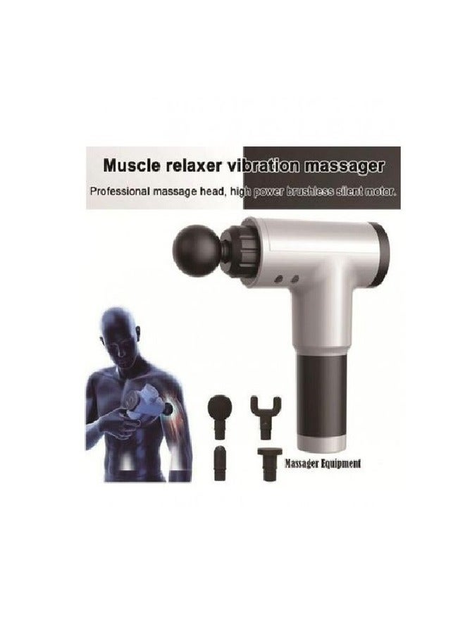 Massage gun for the face and all parts of the body - silver - Image 2