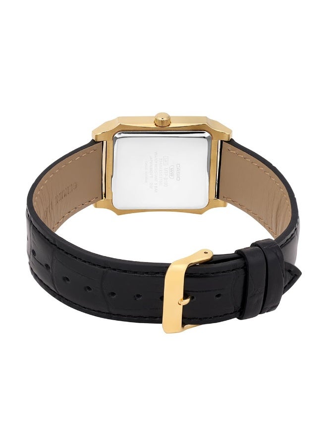Casio Standard MTP-B190GL-7BV Classic design Leather Band Men's Watch - Image 3