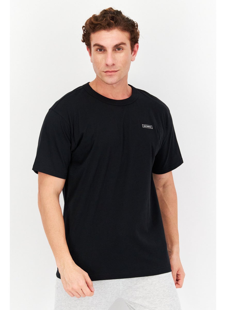 New Balance Men Sportswear Fit Short Sleeve Training T-Shirt, Black  - Image 1