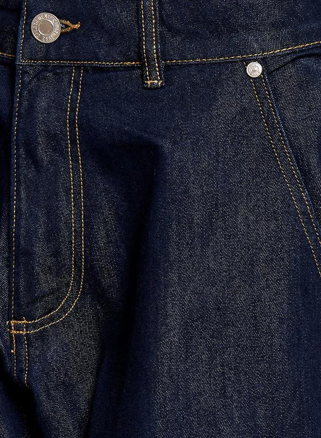 سبلاش فيڤ Mid Rise Denim Cotton Culotte Shorts