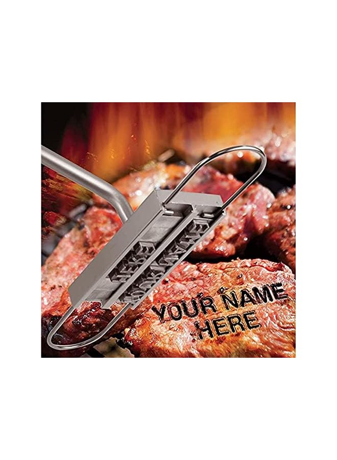 AMERTEER Branding Iron For Food With Personalized Changeable Letters | The Crazy Kitchen Barbecue Accessories For Customized Steak Names | Personalize Your Grilling Experience With Bbq Branding Iron - Image 3