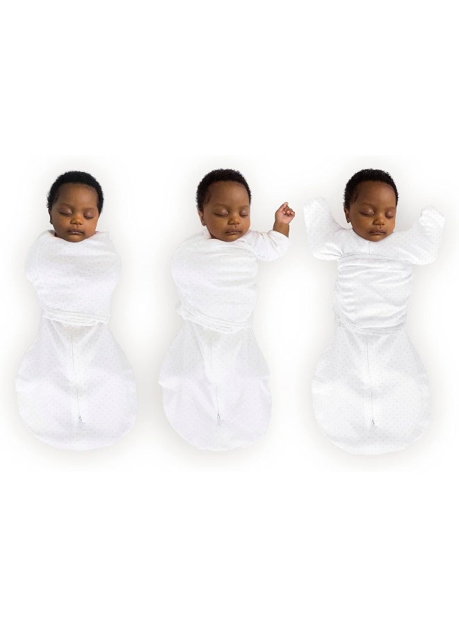 SwaddleDesigns SwaddleDesigns 6-way Omni Swaddle Sack with Wrap & Arms Up Sleeves & Mitten Cuffs  - Image 1