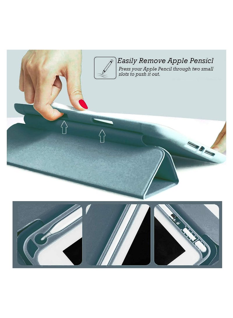 iPad Air 5/Air 4 Case 10.9" 2022 2020, Slim Stand Hard Back Shell Protective Smart Cover Cases for iPad Air 5th/iPad Air 4th Generation - Image 4
