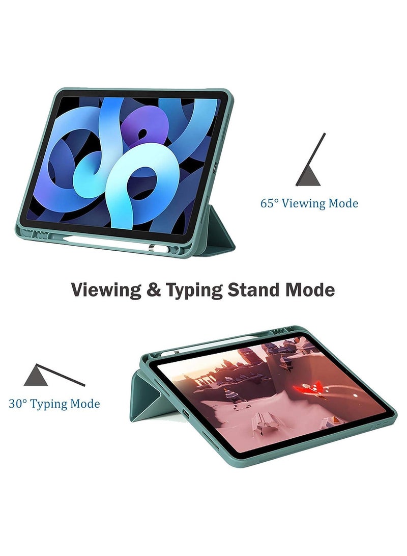 iPad Air 5/Air 4 Case 10.9" 2022 2020, Slim Stand Hard Back Shell Protective Smart Cover Cases for iPad Air 5th/iPad Air 4th Generation - Image 2