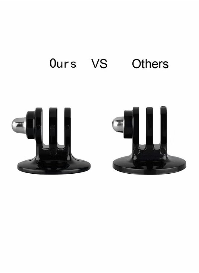HY - Tripod Mount for GoPro Tripod Mount Adapter with Thumb Screws Compatible with GoPro Hero 12 11 10 9 8 7 6 5 4 3 3+ 2 1, Hero (2018), Fusion, DJI Osmo, Sjcam, Xiaoyi Action Cameras (4 Packs) - Image 1