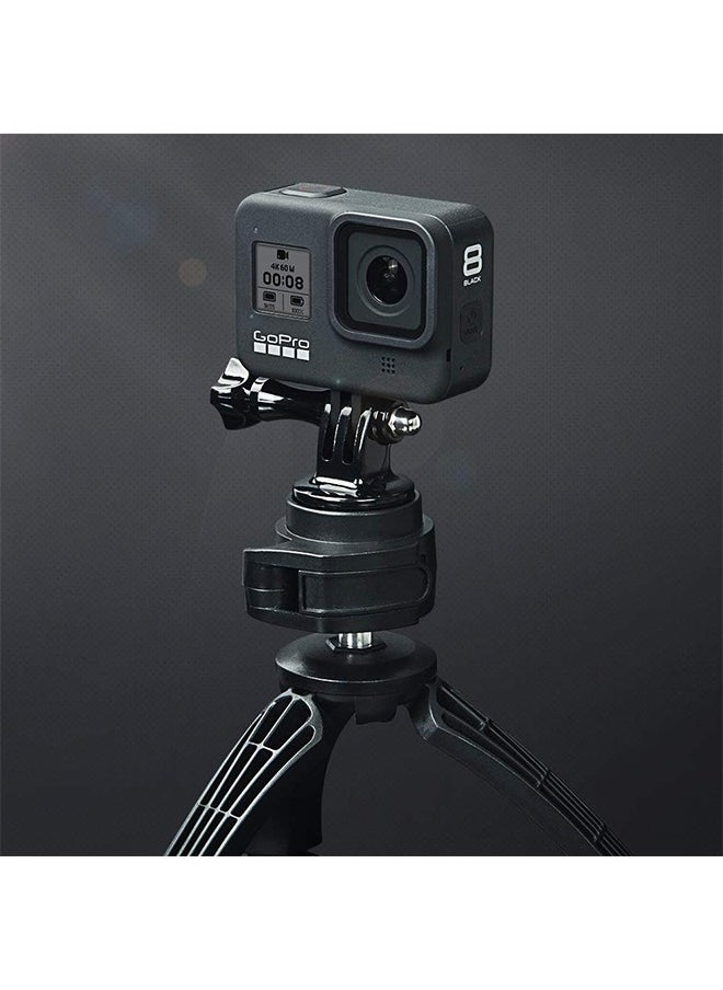 HY - Tripod Mount for GoPro Tripod Mount Adapter with Thumb Screws Compatible with GoPro Hero 12 11 10 9 8 7 6 5 4 3 3+ 2 1, Hero (2018), Fusion, DJI Osmo, Sjcam, Xiaoyi Action Cameras (4 Packs) - Image 1
