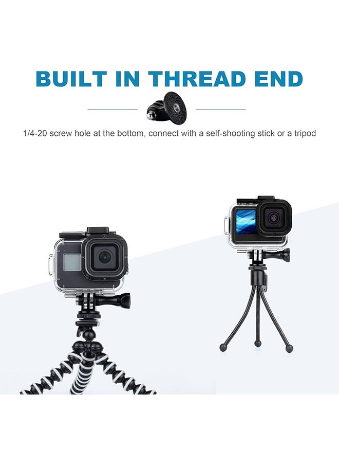 HY - Tripod Mount for GoPro Tripod Mount Adapter with Thumb Screws Compatible with GoPro Hero 12 11 10 9 8 7 6 5 4 3 3+ 2 1, Hero (2018), Fusion, DJI Osmo, Sjcam, Xiaoyi Action Cameras (4 Packs) - Image 1