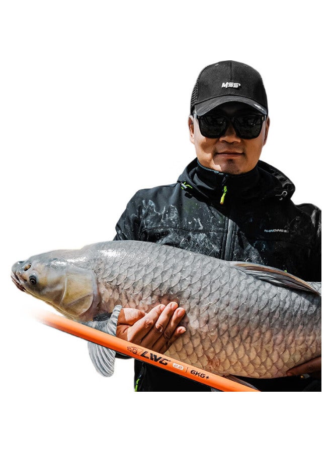 Han Ding Handing Threaded Steel Fishing Rod, 7.2 Meters, Handheld Rod, Big Fish Rod, Platform Fishing Rod, Carbon Fiber Fishing Rod, Giant Fish Rod, 7.2m - Image 3