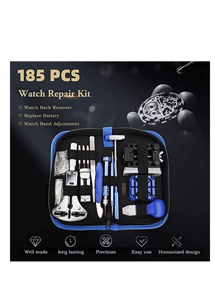 Y&D Watchmaker Tool Kit is a Precision watch repair kit, tools kit suit for opening backs, watchband adjustment, changing batteries, and gaskets, adjusting bands, more  - Image 3
