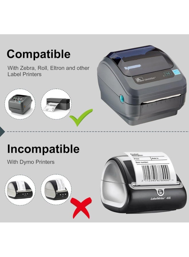Thermal Labels, 50x30mm (2"x1.18"), Thermal Sticker Label, Waterproof, Multi-Purpose Label Tape, 800 Labels/Roll, White - Image 5
