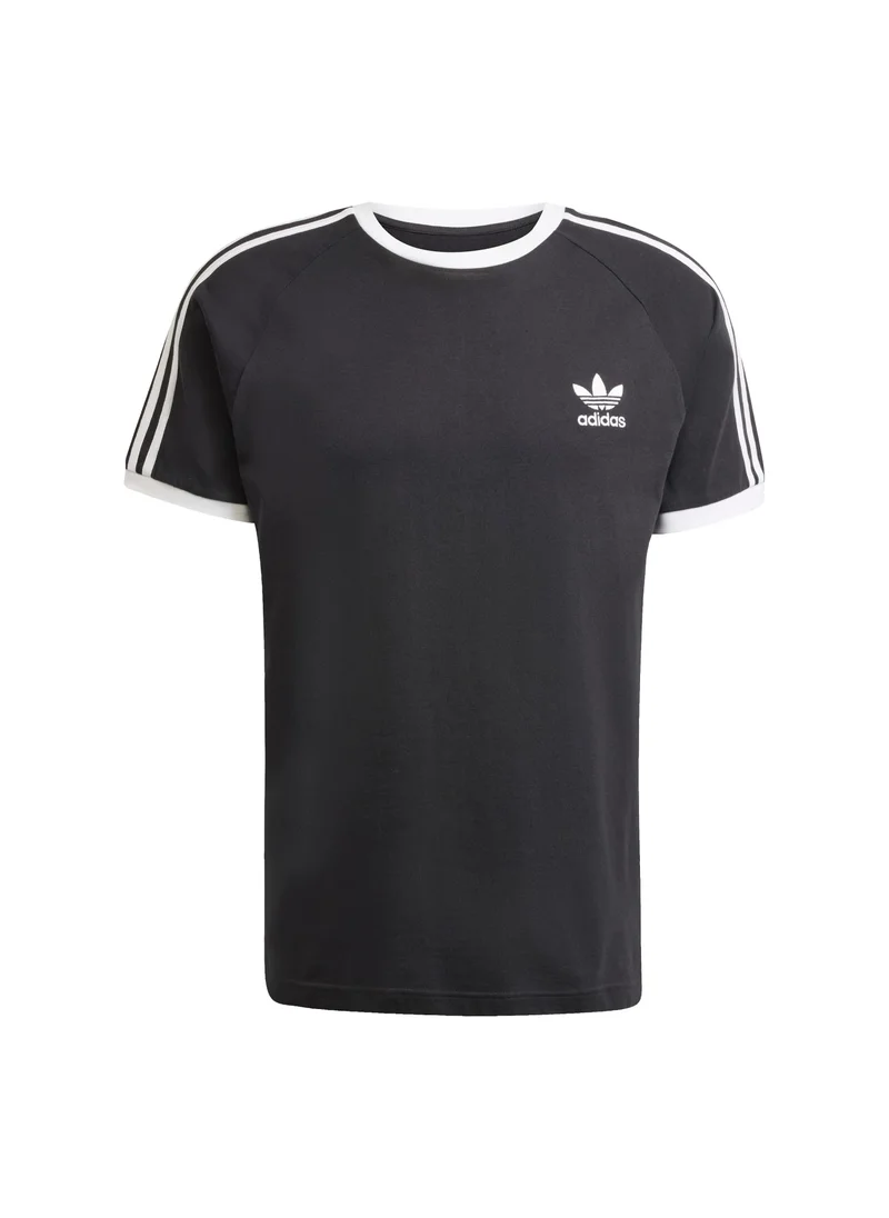 اديداس adidas 3-STRIPES TEE Black Originals Men T-SHIRTS