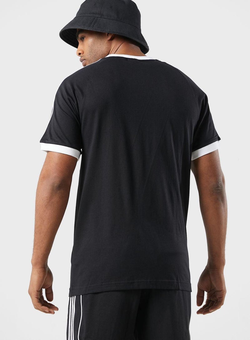 adidas Originals 3-STRIPES TEE Black Originals Men T-SHIRTS - Image 2