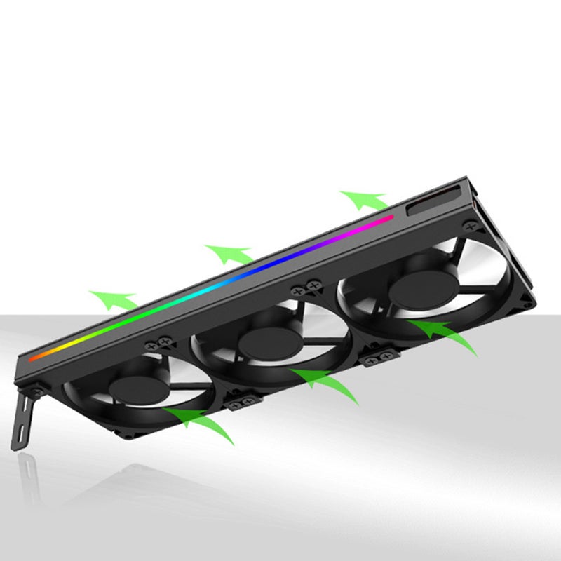 GPU Fan with ARGB Lighting, Triple Fan Combo for Enhanced Air Cooling - Image 5