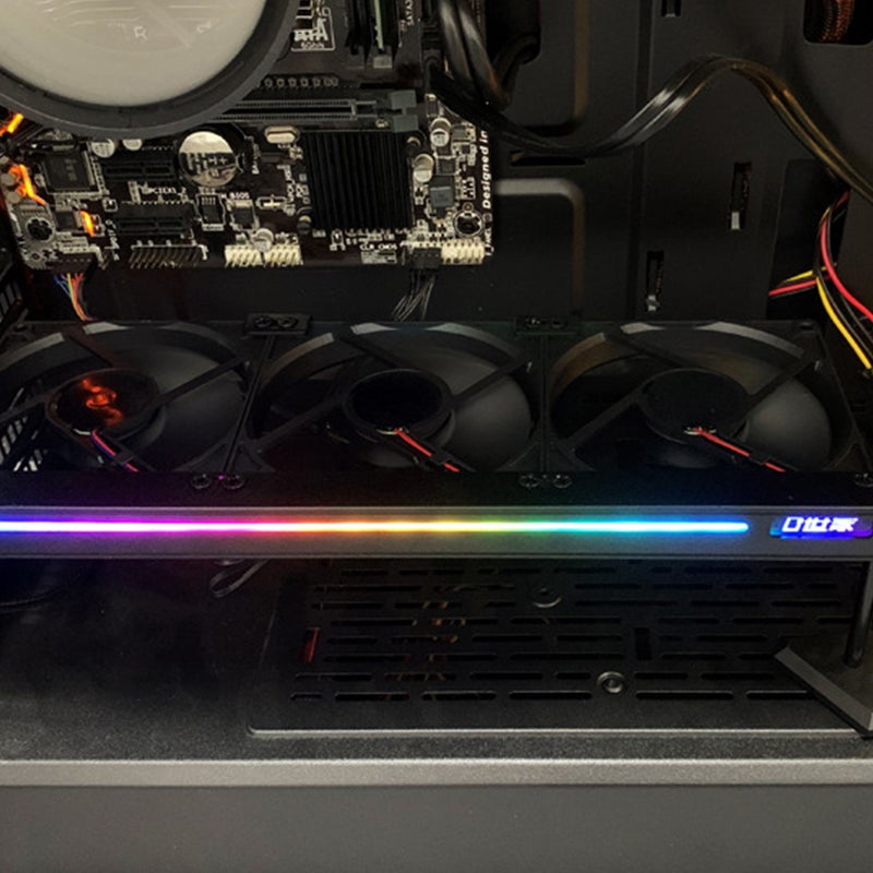 GPU Fan with ARGB Lighting, Triple Fan Combo for Enhanced Air Cooling - Image 4