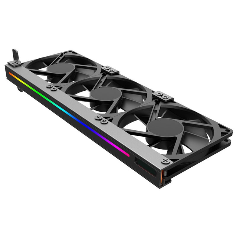 GPU Fan with ARGB Lighting, Triple Fan Combo for Enhanced Air Cooling - Image 1