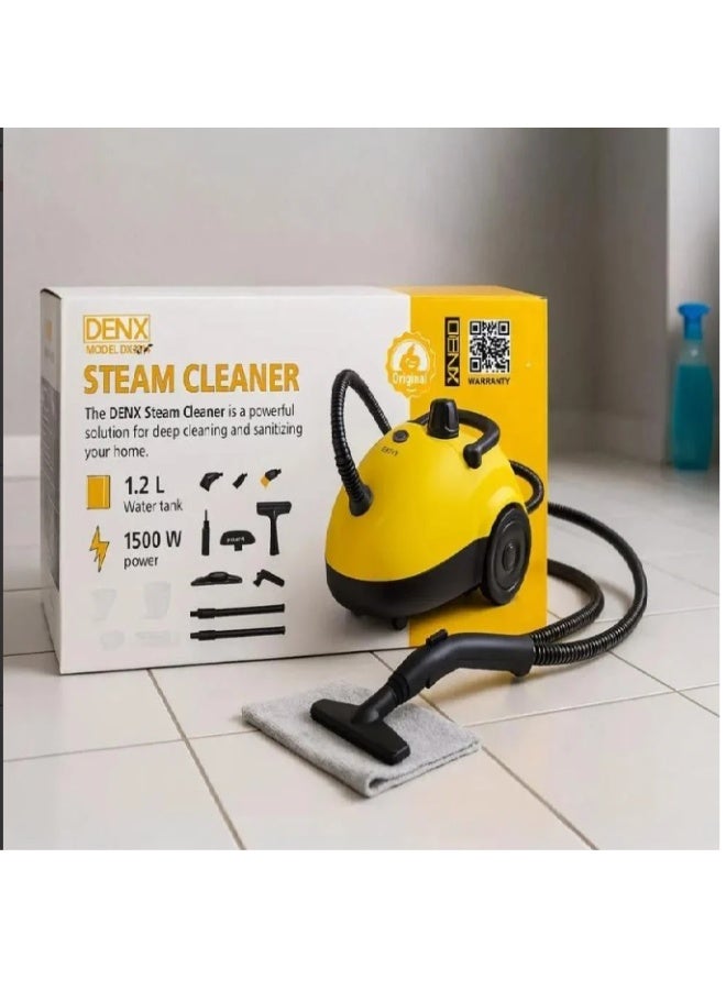 DENX Steam Cleaner DX2914, 1500W, 1.2L Water Tank | Deep Cleaning, Sanitizes Home, Multiple Attachments, Powerful 1500W Motor, 1.2L Capacity - Image 5
