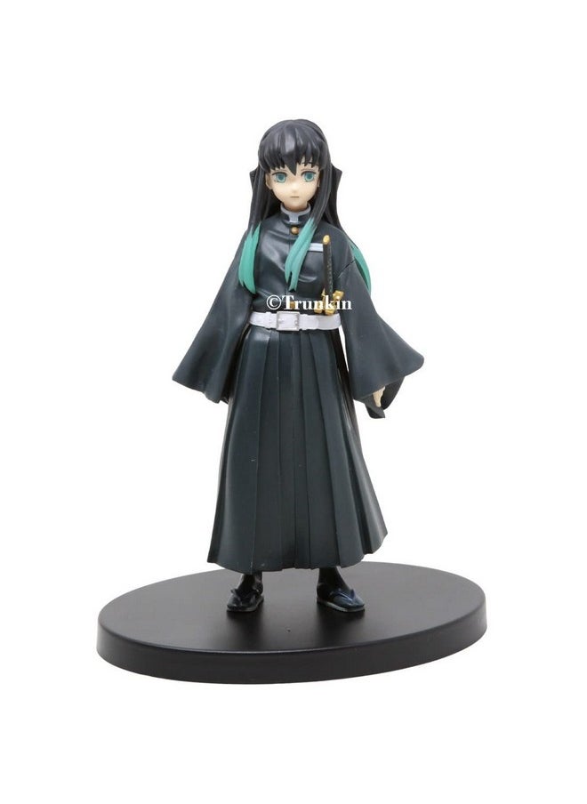 Trunkin - Trunkin Rubber Demon Slayer Muichiro Tokito Action Figure The Mist Hashira Figurine Standie Collectible Figure Manga Weeb,10 cm - Image 1