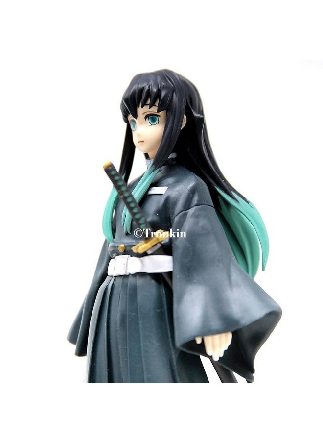 Trunkin - Trunkin Rubber Demon Slayer Muichiro Tokito Action Figure The Mist Hashira Figurine Standie Collectible Figure Manga Weeb,10 cm - Image 1