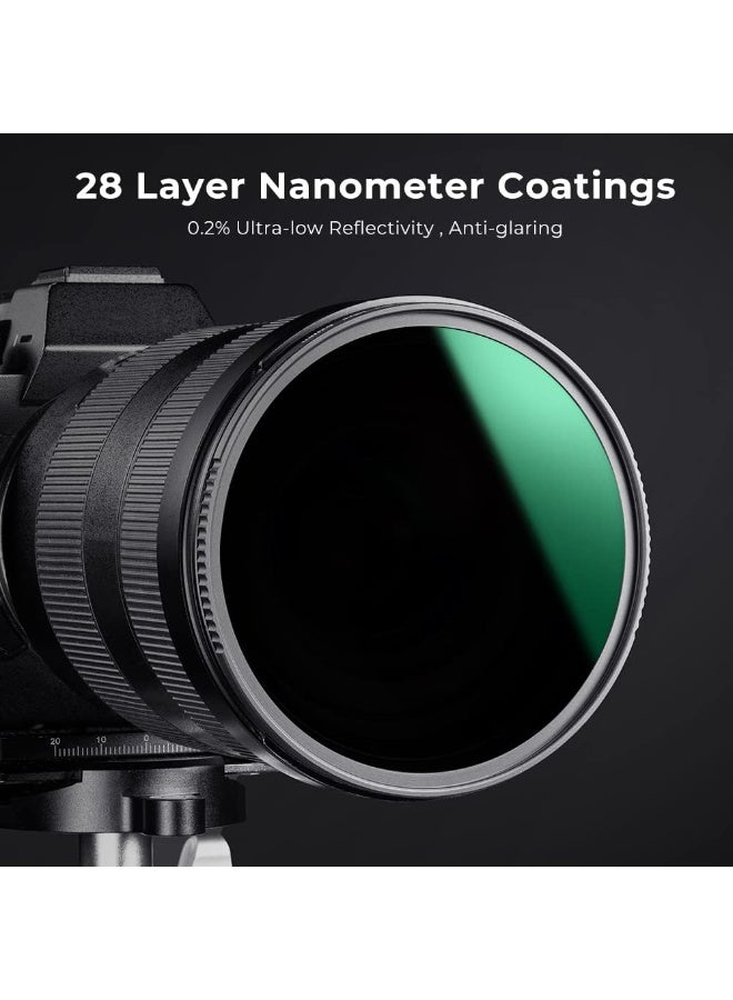 كيه آند إف كونسبت فلتر K&F Concept ND1000 (10-Stop Fixed ND) ND مع 28 فلتر عدسة كاميرا زجاجي متعدد الطبقات مقاوم للماء بتقنية AGC البصرية - للتصوير الفوتوغرافي ذي التعريض الطويل (سلسلة Nano-X) - Image 5
