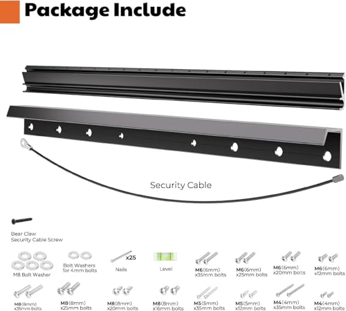 AENTGIU Studless TV Wall Mount, Heavy Duty Drywall TV Bracket Hanger for 26-55 inch Flat Screen TVs, No Stud, NO Drill, No Anchors, Easy Install with All Hardware Included - Image 5