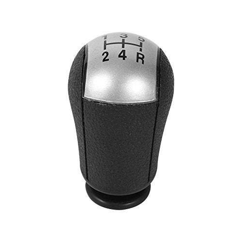 VGEBY Shift Knob, Car 5 Speed Shifter Knob Compatible for Focus Mondeo MK3 Mustang S-MAX Galaxy (Color : Gray) - Image 1