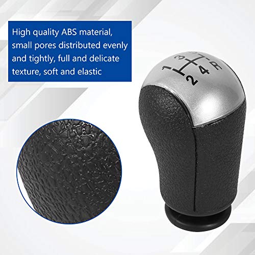 VGEBY Shift Knob, Car 5 Speed Shifter Knob Compatible for Focus Mondeo MK3 Mustang S-MAX Galaxy (Color : Gray) - Image 5