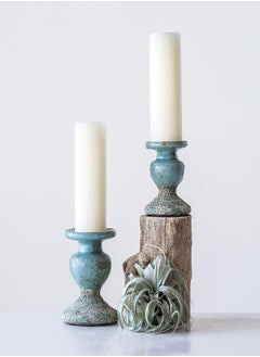 Creative Co-Op Distressed Blue Terracotta Pillar Candleholder - pzsku/ZEA8B59994B843723C987Z/45/_/1693219708/d70db469-6309-4647-93fa-1823a6b3b49f