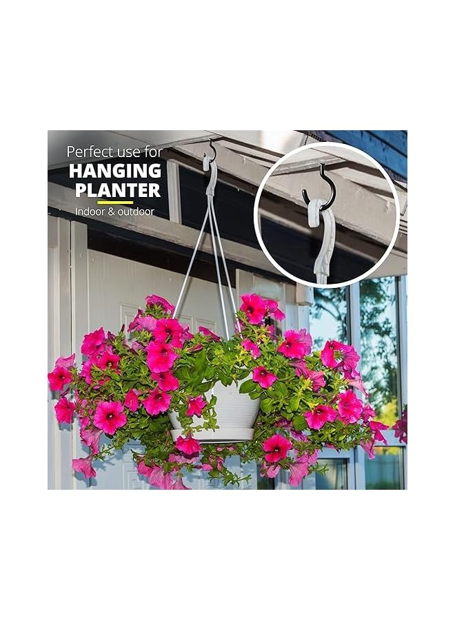 S-TOP 12 Pack|2.9 Inches Ceiling Hooks for Hanging Plants, Kitchen Utensils – Heavy Duty Screw-in Hooks for Hanging String Lights - Image 3