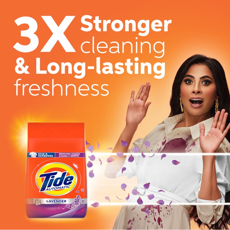 Tide Automatic Powder, Lavender, 2.5 KG - Image 1