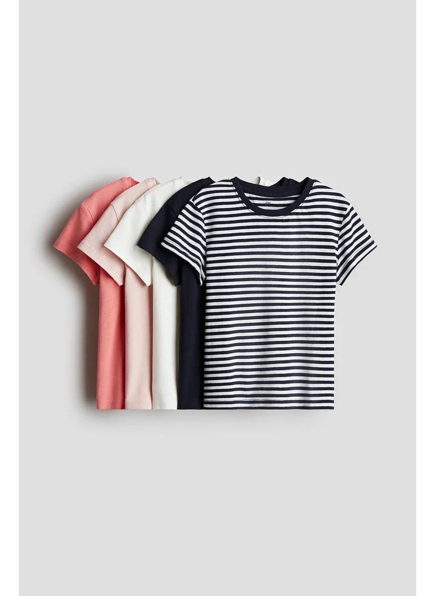 H&M 5-Pack Cotton T-Shirts