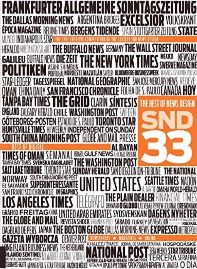null - The Best of News Design 33rd Edition (Best of Newspaper Design) - Image 1
