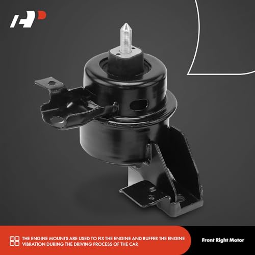 A-Premium مجموعة A-Premium من 4 قطع لدعامة محرك السيارة ودعامة نقل الحركة متوافقة مع كيا أوبتيما 2007-2010، ماغنتيس 2007-2010، 2.4 لتر، استبدال# 219302G000، 219302G100 - Image 5