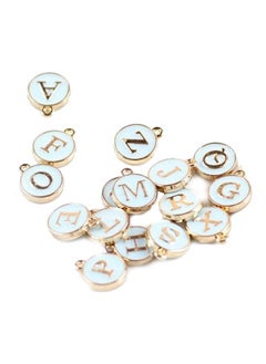 NIBEMINENT 26-Piece Alloy English Letters Pendant 