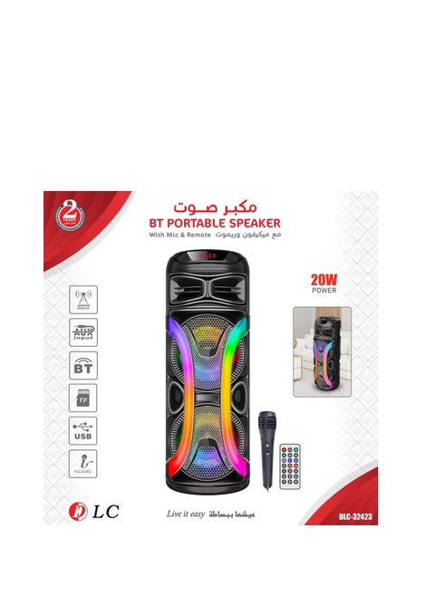 DLC Attractive Light-Up Speaker with Microphone and Remote