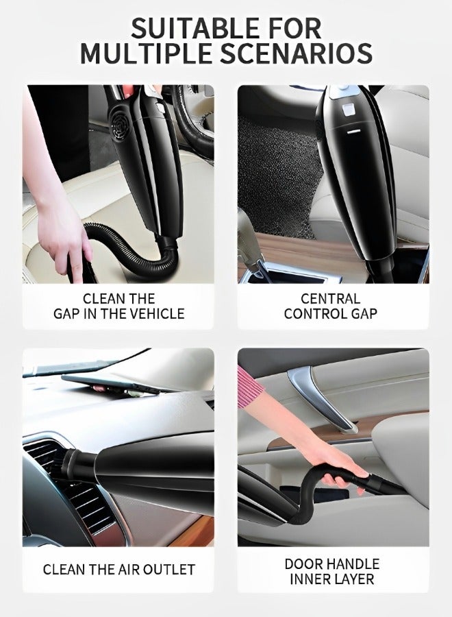 GROIC Portable Car Vacuum Cleaner,120W 4500pa High Power Wired Car Vacuum Cleaner,Auto Accessories Cleaning Tool Kit,Car Interior Detailing - Image 3