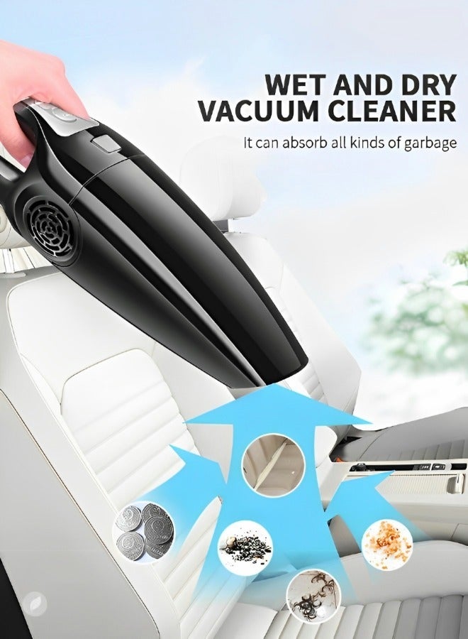 GROIC Portable Car Vacuum Cleaner,120W 4500pa High Power Wired Car Vacuum Cleaner,Auto Accessories Cleaning Tool Kit,Car Interior Detailing - Image 2