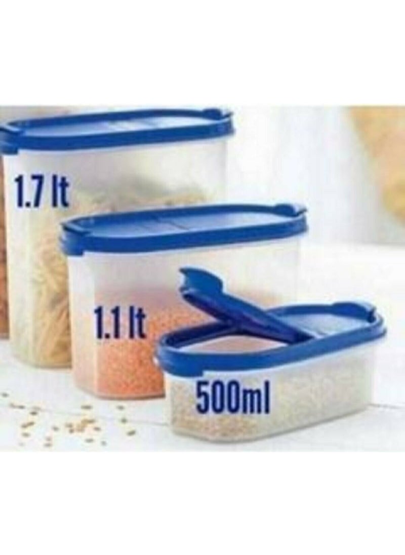 Tupperware Oval Set of 3 Pulses Storage Container  - Image 1