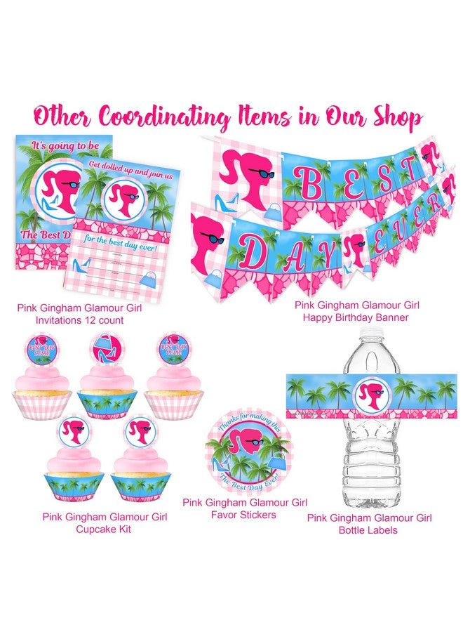 Pajama Glam Slumber Party Banner Slumber Party Supplies Slumber Party Decorations Glamour Girl Happy Birthday Banner Pennant
