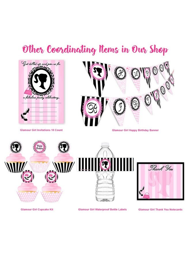Pajama Glam Slumber Party Banner Slumber Party Supplies Slumber Party Decorations Glamour Girl Happy Birthday Banner Pennant