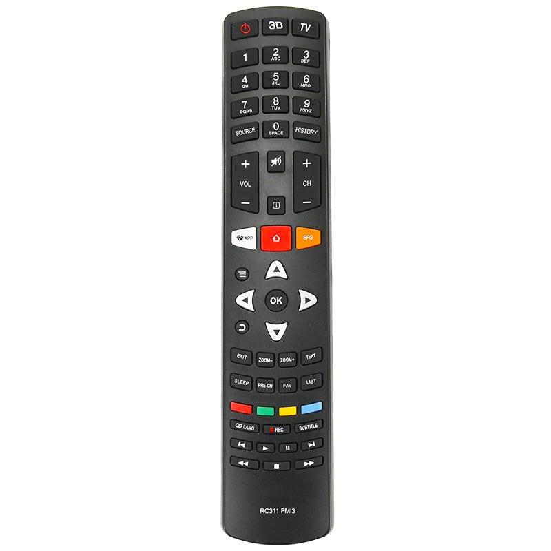 Allimity RC311 FMI3 06-IRPT53-BRC311 Remote Control Replacement for TCL LCD LED HD TV L49P10FS - Image 4