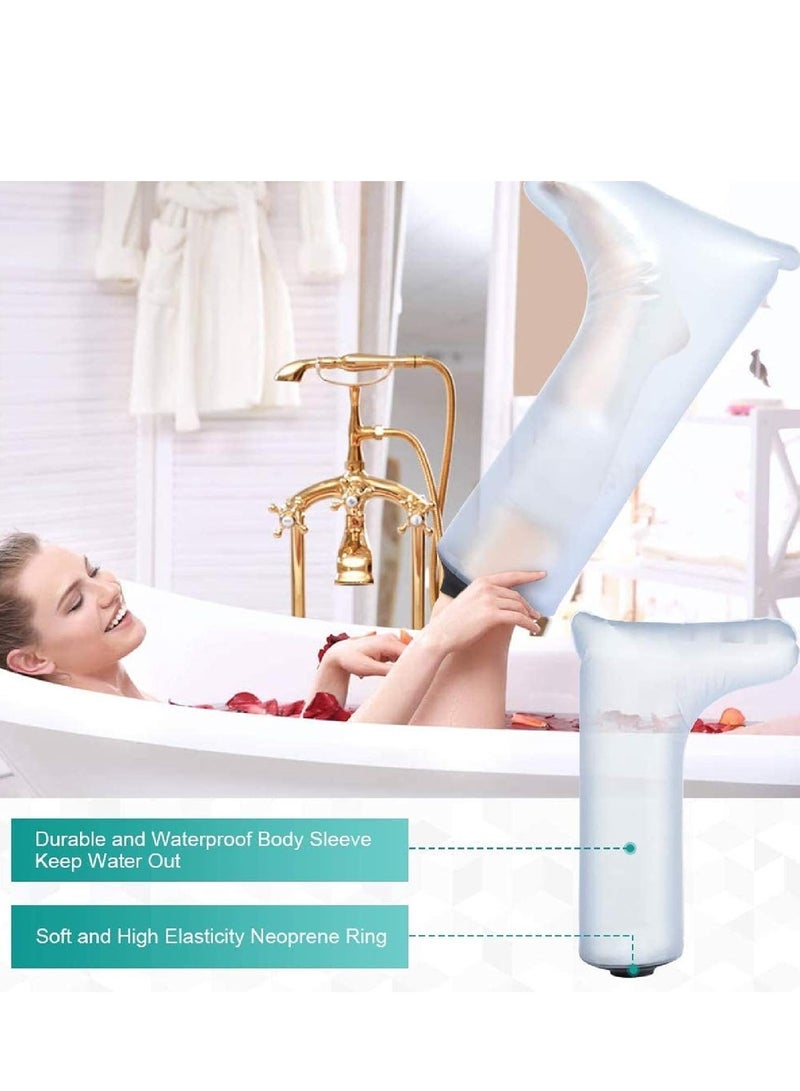 Generic Cast Cover for Shower Bath Leg, Waterproof Cast Covers Reusable Sealed Adult, Bandage Dry Protector Cover Broken Foot Ankle with No Mark on Skin  - Image 3