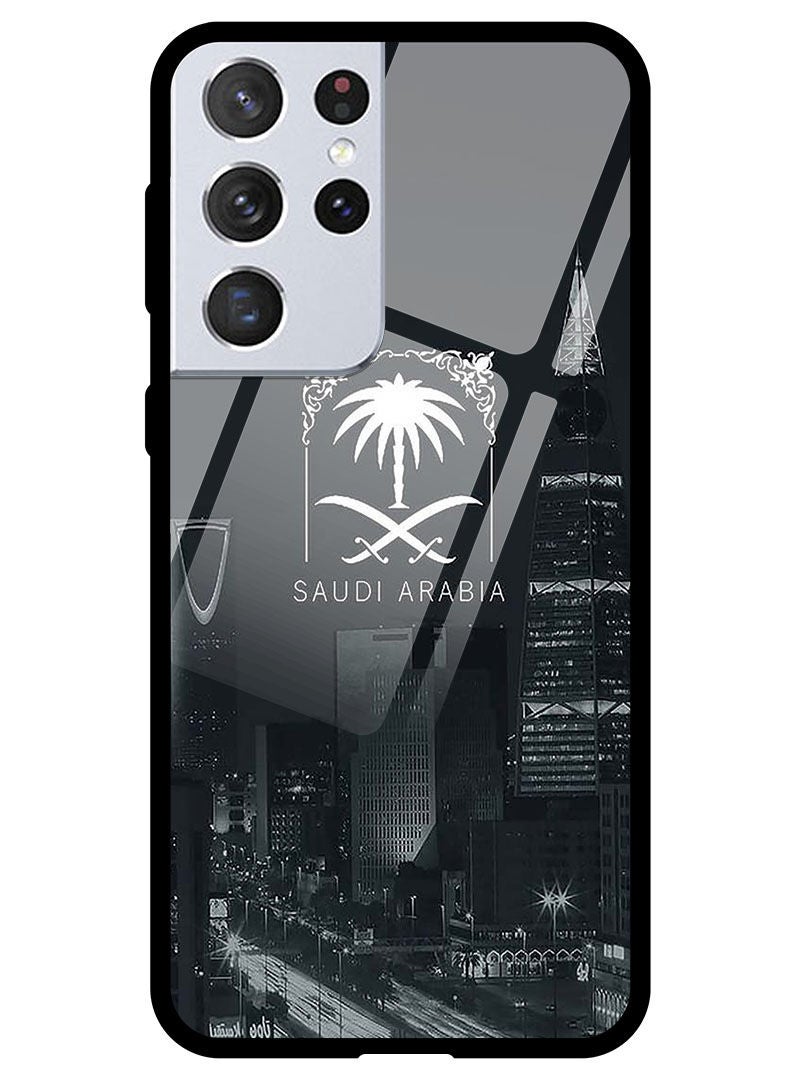 Theodor Protective Tempered Glass Case Cover Samsung Galaxy S21 ULTRA Ksa 1 (2) - Image 1