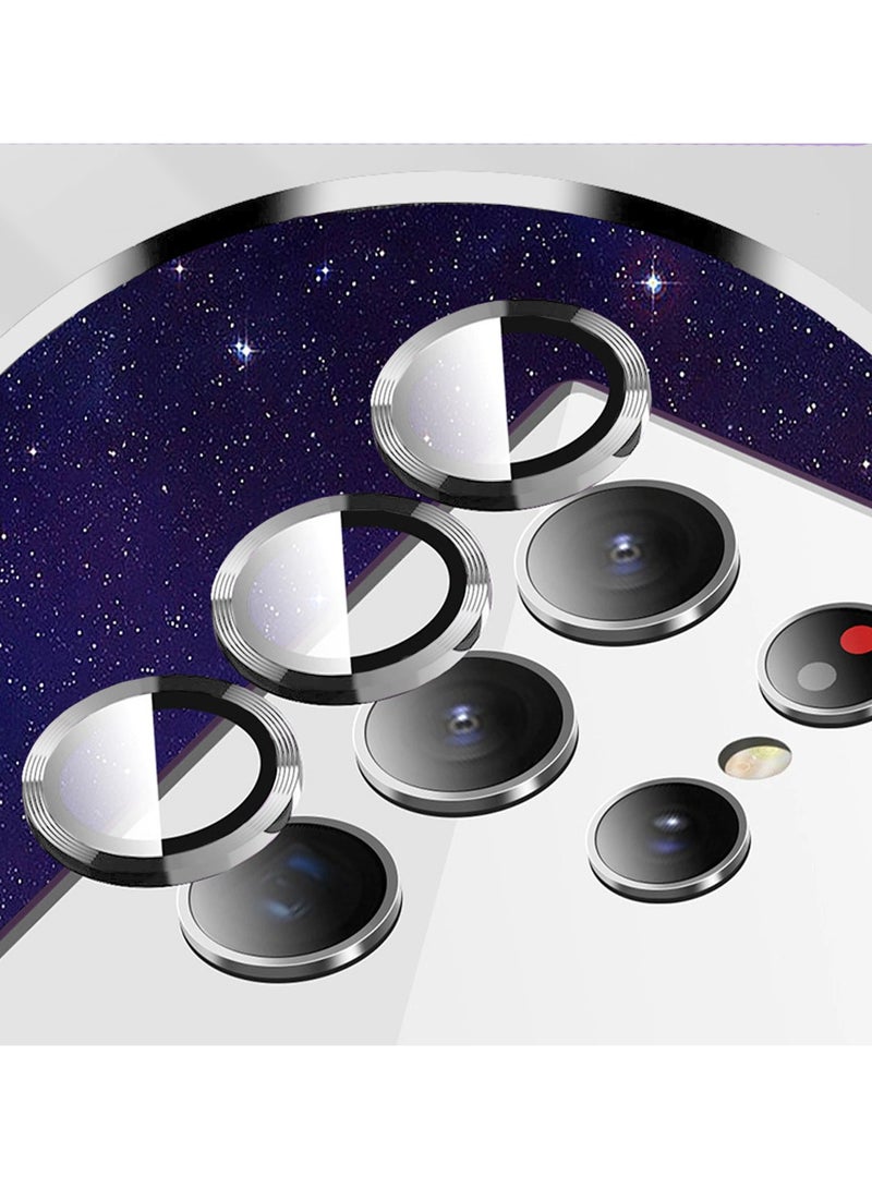 Wtech Magsafe Shockproof Luxury Plating Hybrid PC Case Cover For Samsung Galaxy S24 Ultra 5G 2024 Clear/Silver - Image 3