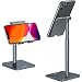 OMOTON Cell Phone Stand Adjustable Angle Height Desk Phone Dock Holder for iPhone Air17 Pro Max 11 ProXS MaxXR Samsung Galaxy S20 S10 S9 S8 and Other Phones 3570Inch Gray - Image 2