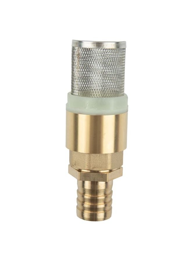 1 Inch Copper Water Pump Inlet Filter Screen With Check Valve 25mm - Image 2