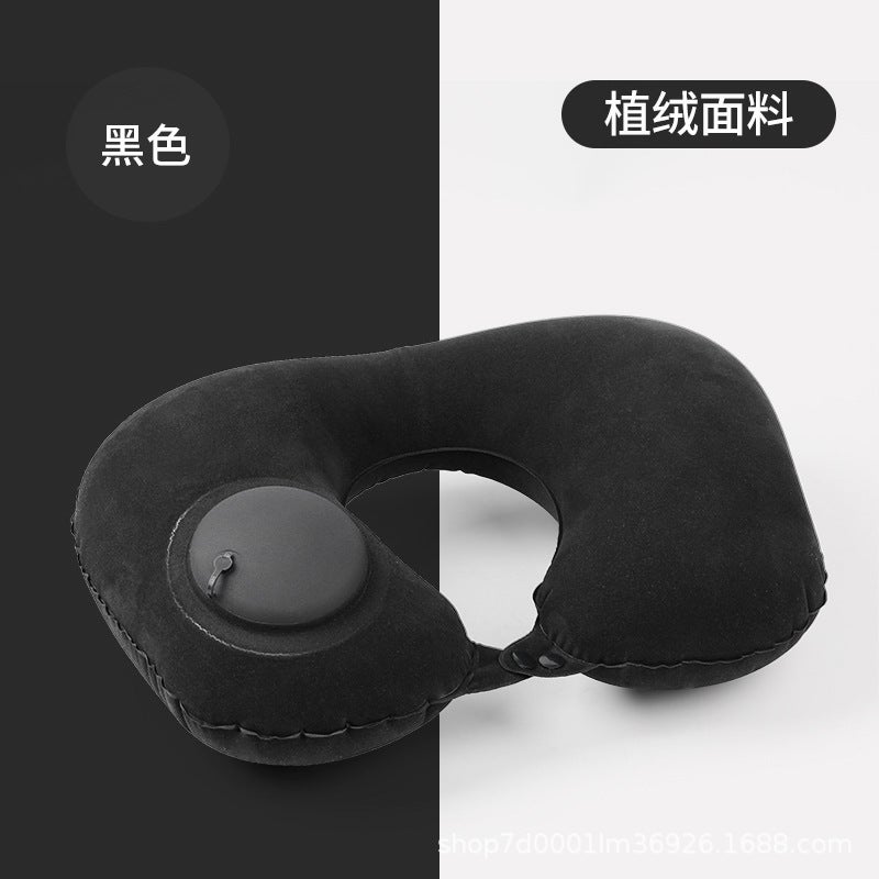 Inflatable Pillow Pressing Inflatable Portable U-Shaped Pillow Neck Pillow Tpu Neck Pillow For Travel And Travel - Image 1