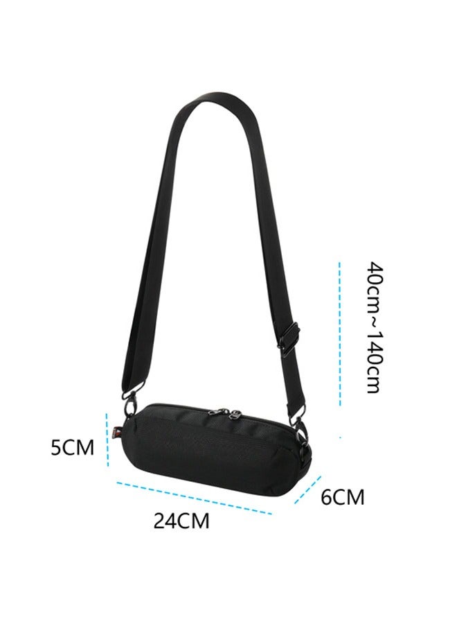 Compatible with Beats Pill 2024 Speaker Mesh Nylon Shoulder Strap Bag Speaker Crossbody Carrying Case - Image 4