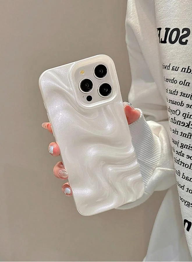 تايك تو غطاء آيفون بنسيج ثلاثي الأبعاد بنمط تموجات الماء