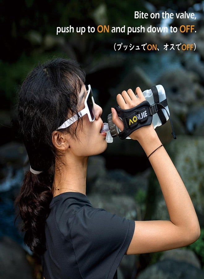 TRIWONDER Running Handheld Water Bottle 14.7oz BPA-Free Hydration Bottle for Running, Marathons & Walking - Image 3